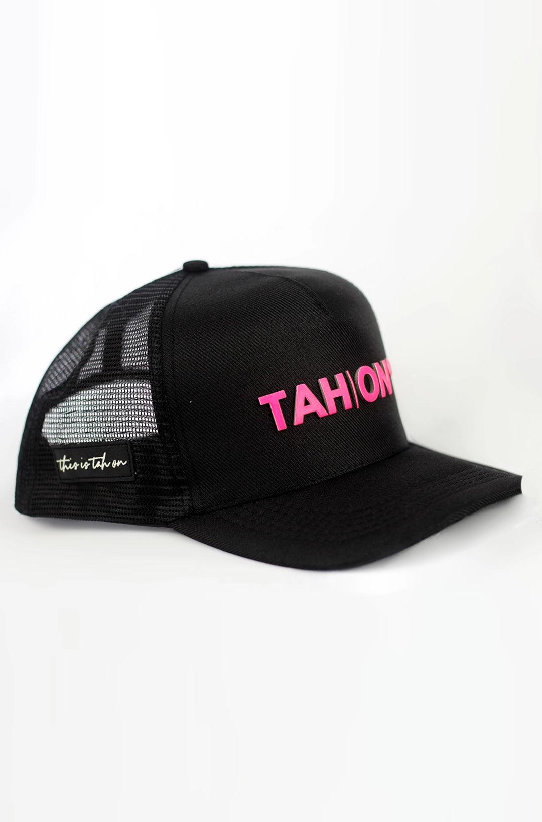 Boné Tah ON Trucker Preto / Pink - Tah On