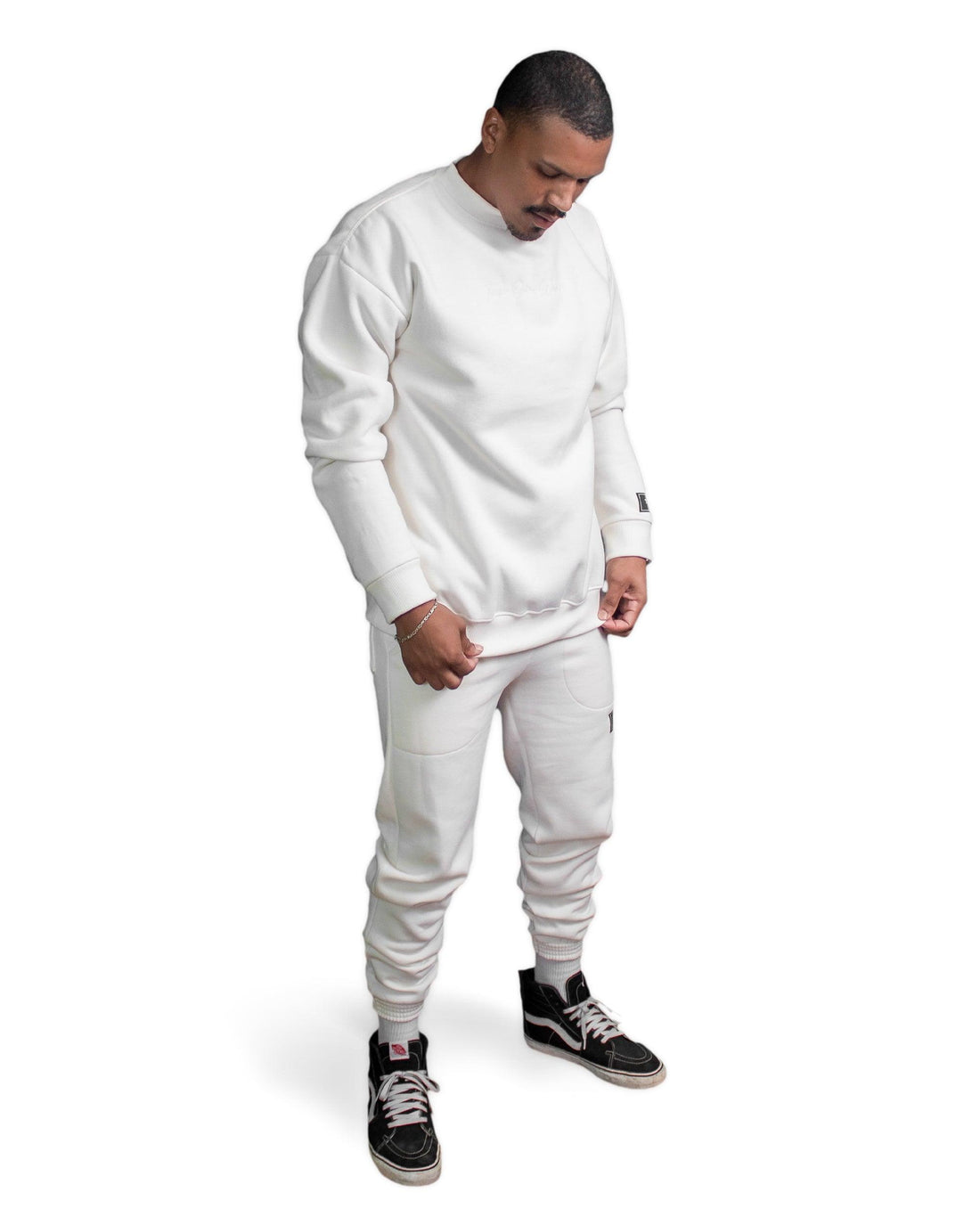 Calça Moleton Tah ON Street Jogger OFF White - Tah On