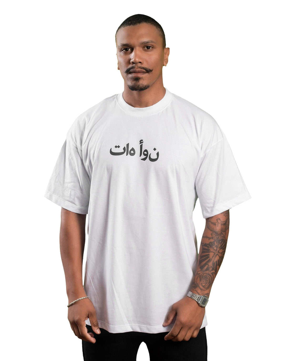 Camiseta Oversized Tah ON Limited Branca - Tah On