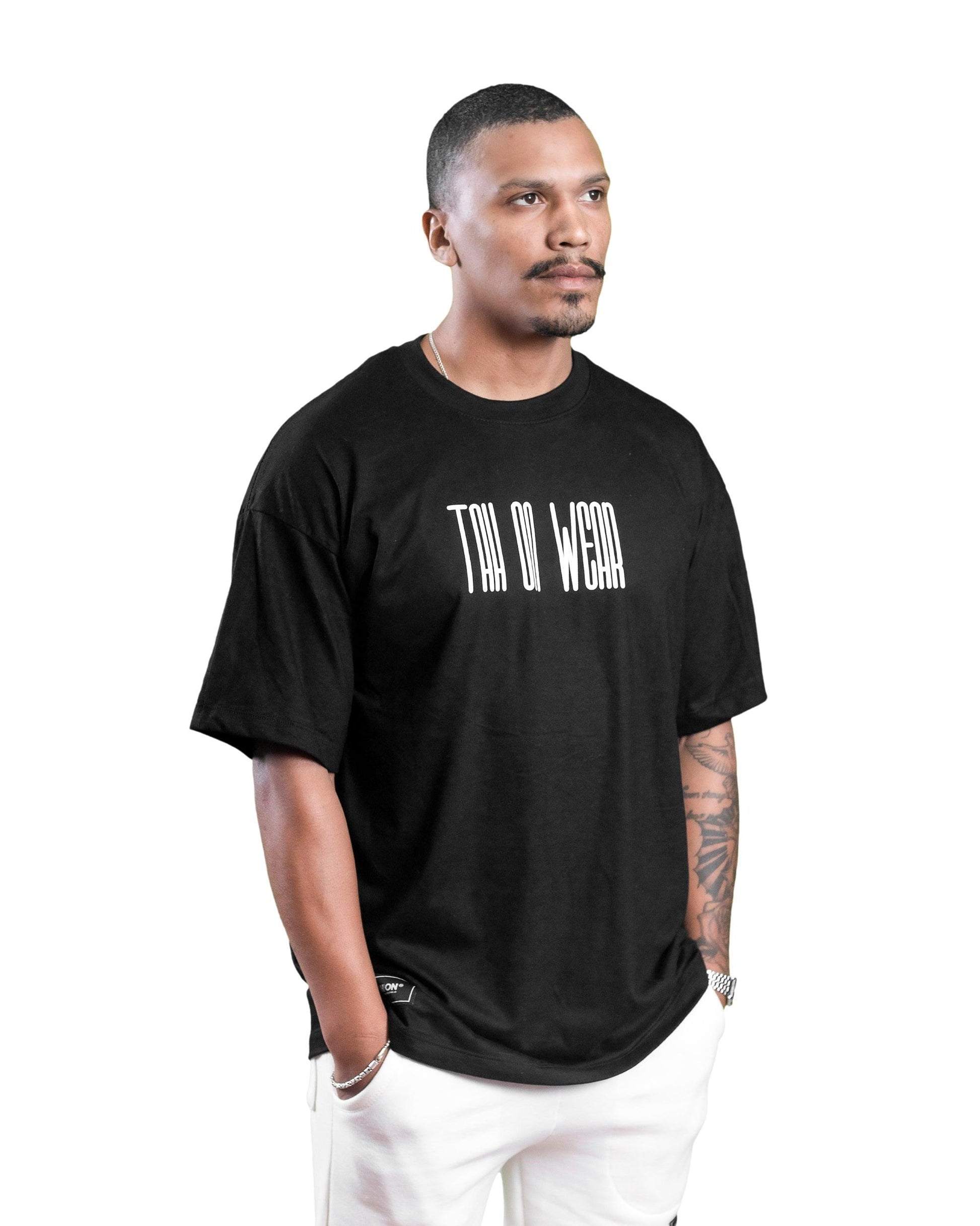 Camiseta Oversized Tah ON Preta - Tah On