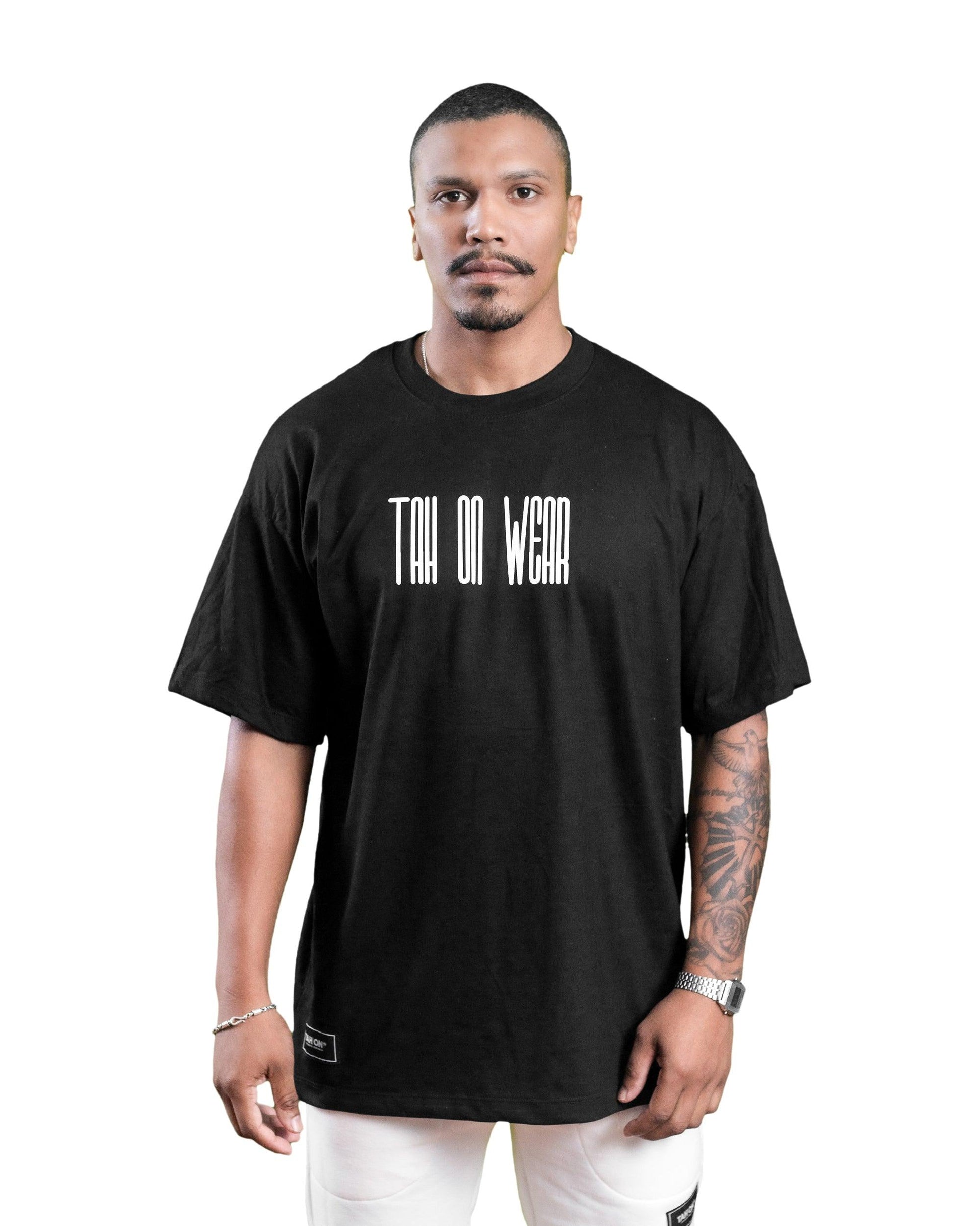 Camiseta Oversized Tah ON Preta - Tah On