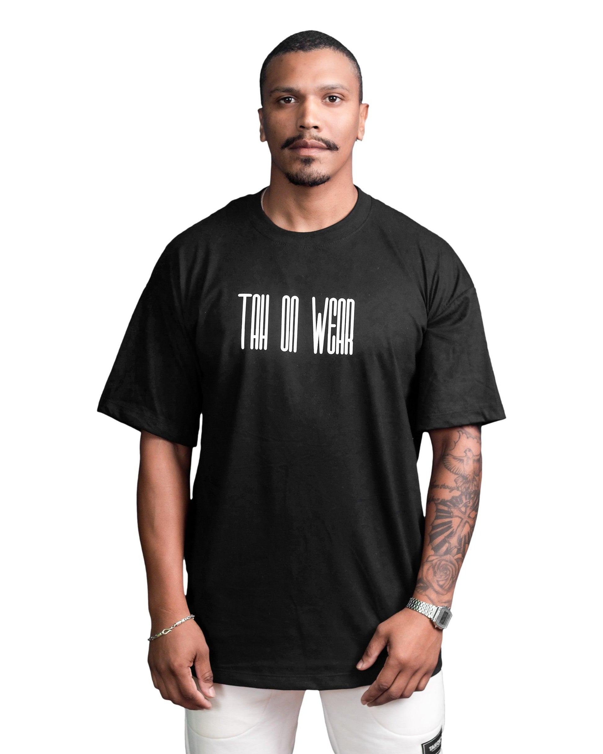 Camiseta Oversized Tah ON Preta - Tah On