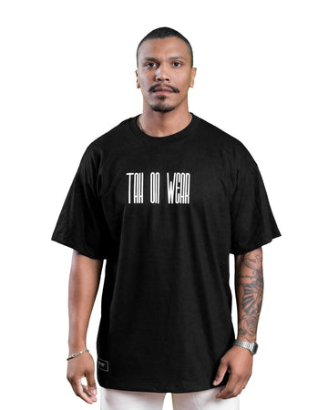 Camiseta Oversized Tah ON Preta - Tah On