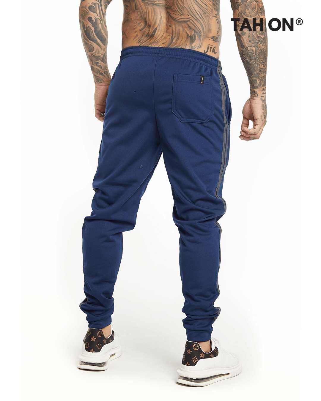 Calça Moleton Tah ON Jogger Collection Azul Marinho - Tah On