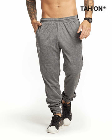 Calça Moleton Tah ON Jogger Collection Cinza Mescla - Tah On