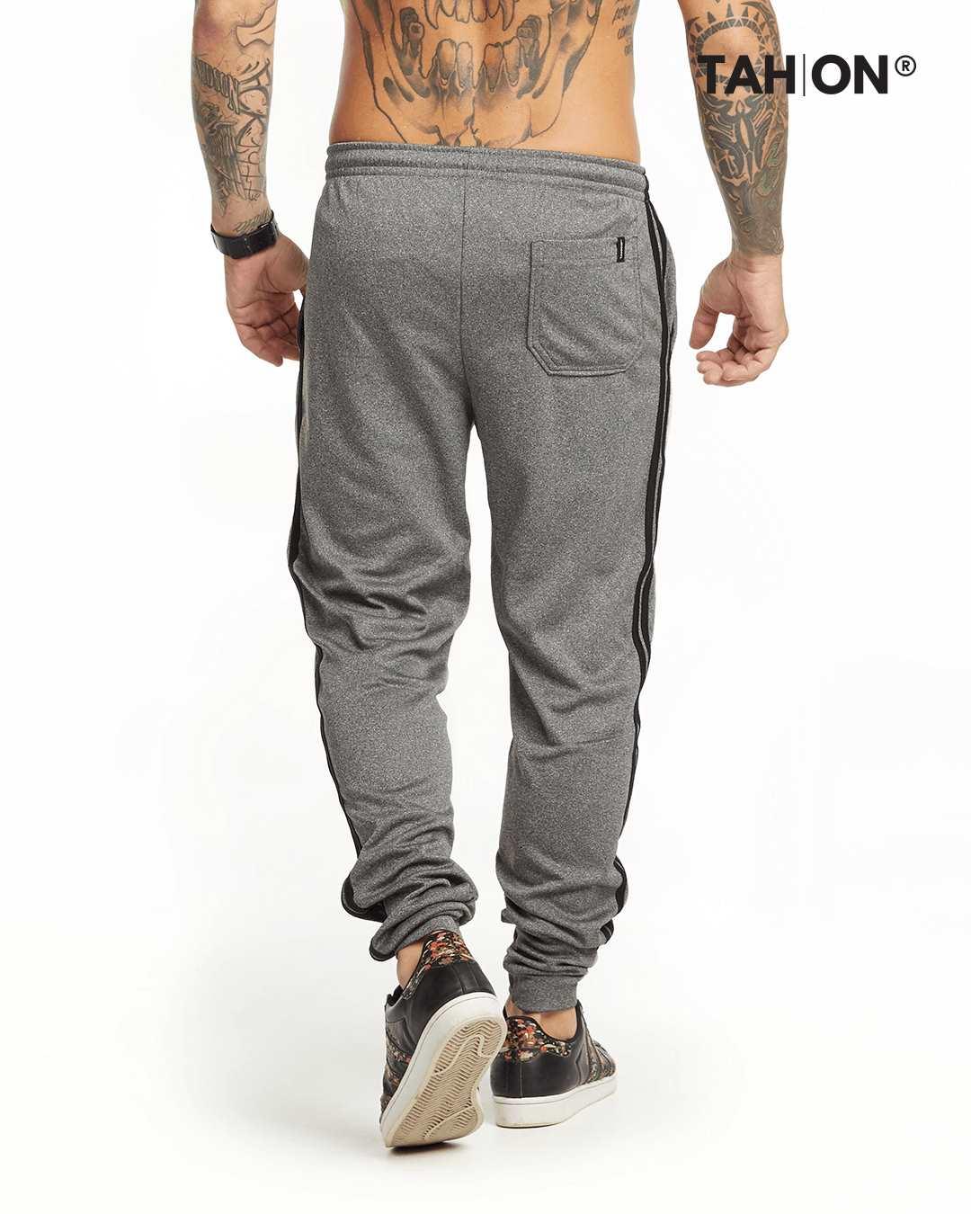 Calça Moleton Tah ON Jogger Collection Cinza Mescla - Tah On