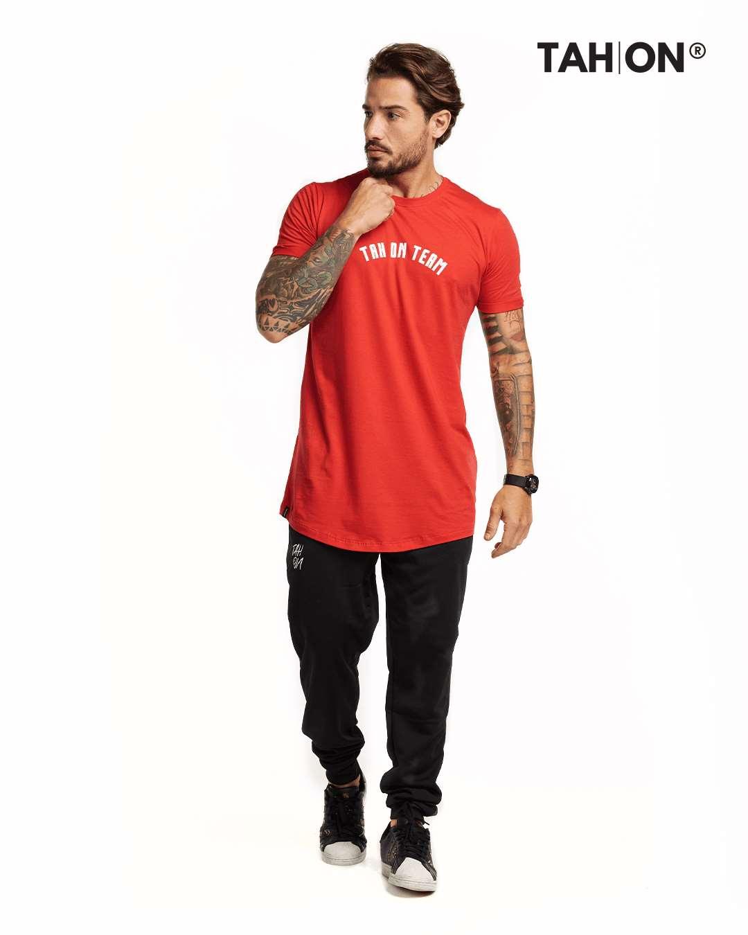 Camiseta Long Tah ON Team Vermelha - Tah On